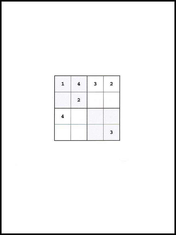 Sudoku 4x4 26