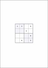 Sudoku 4x435