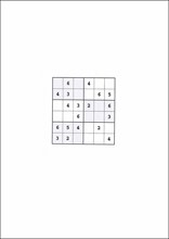 Sudoku 6x651