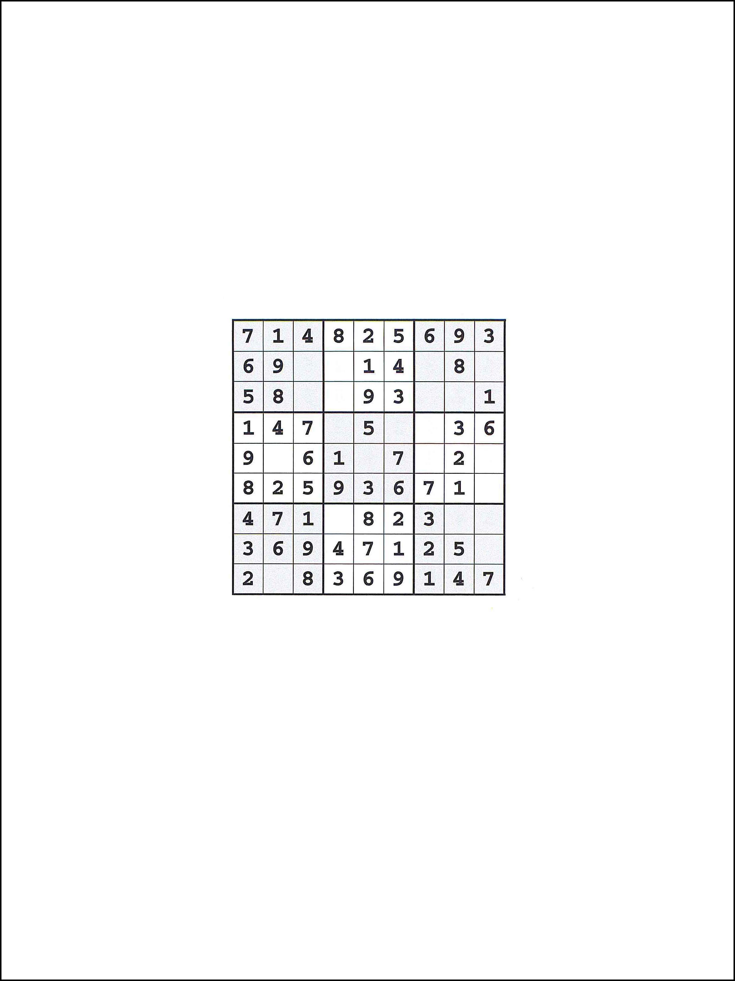 Sudoku 9x9 95