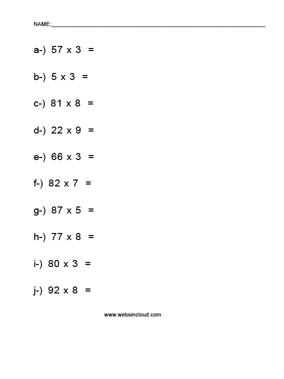Multiplikation 11